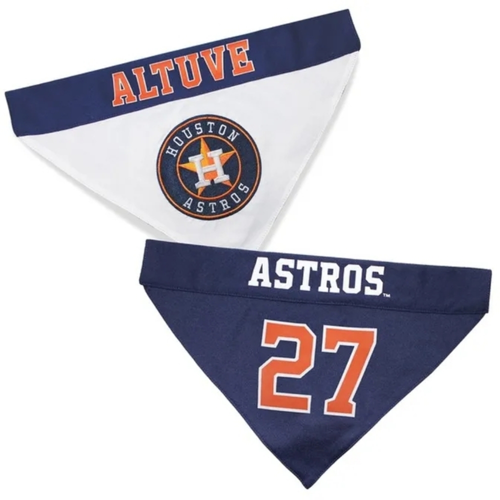 MLB Reversible Dog Bandana - Jose Altuve #27 LARGE/XL